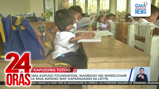 Kapusong Totoo: Wheelchair para sa mga bata; tulong sa mga biktima ng Mt.Kanlaon; at GMA Kapuso Foundation naghatid ng relief goods at facemasks | 24 Oras