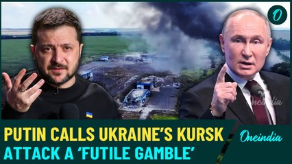 Putin's New Speech: '️Ukraine’s Kursk Incursion A ‘Reckless Adventure Without Sense’