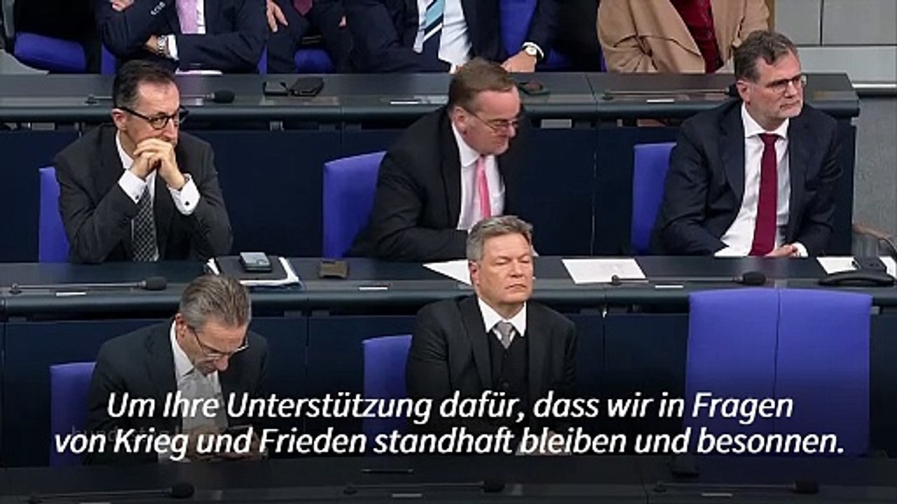 Scholz stellt im Bundestag die Vertrauensfrage