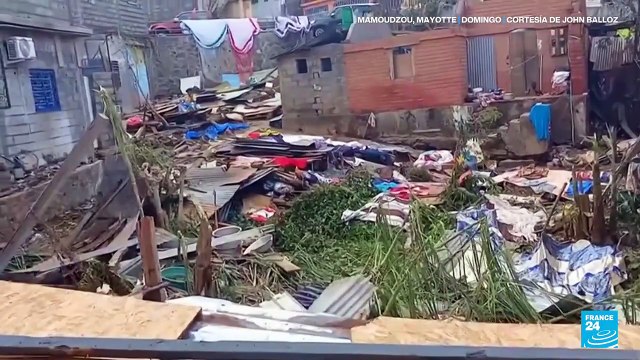 Carrera contrarreloj para rescatar a los habitantes de Mayotte devastados por el ciclón Chido