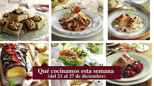 Qué cocinamos del 21 al 27 de diciembre - Cocina Fácil