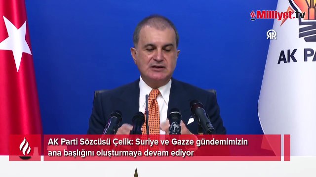 AK Parti Sözcüsü Ömer Çelik, MKYK gündemine ilişkin açıklamalarda bulundu