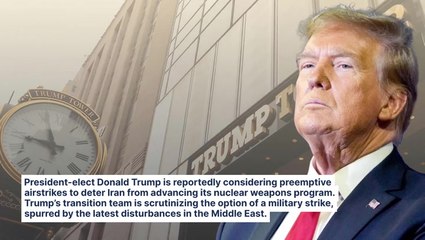 Trump Considers Military Strikes Against Iran