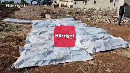 Suriye’de toplu mezar bulundu