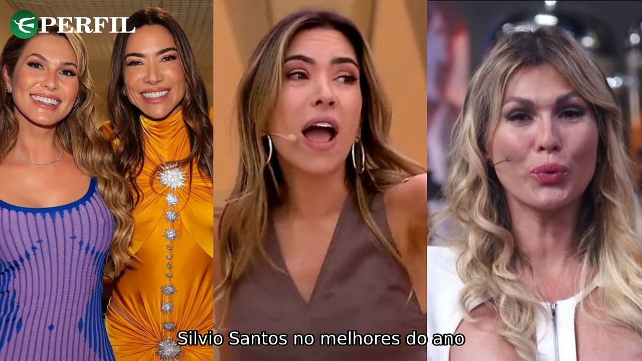 "Troca de farpas entre Lívia Andrade e Patrícia Abravanel no Melhores do Ano: Surpresas e revelações chocantes!"