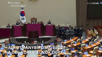 A szöuli alkotmánybíróság előtt a dél-koreai elnök ügye