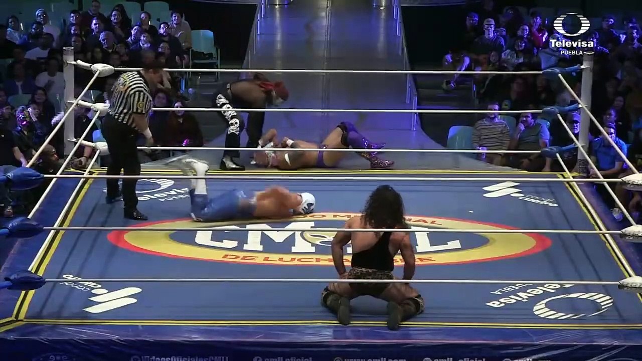 Atlantis Jr., Esfinge, Místico vs Bárbaro Cavernario, Hechicero, Zandokan Jr.