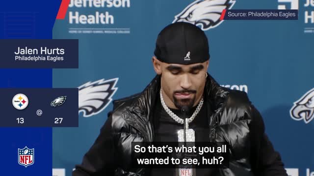 Hurts' Eagles soar past Steelers after 'uncomfortable' receiver conversations