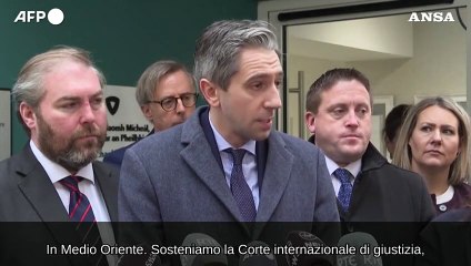 Dublino, il premier Harris: "Chiusura ambasciata israeliana spiacevole"