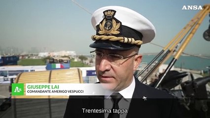 L'Amerigo Vespucci a Doha, Giuseppe Lai: "Qui grande voglia di Italia"