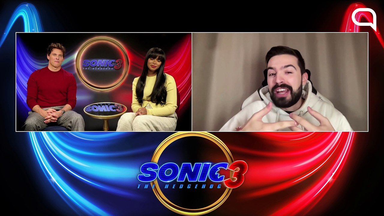 Sonic 3: entrevistamos a James Marsden (Tom) y Tika Sumpter (Maddie)