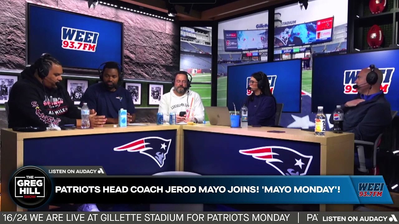 Patriots Head Coach Jerod Mayo joins!  Mayo clarifies his statement, "You said it. I didn't".