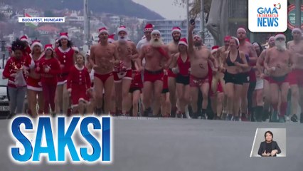 Mga diving Santa, muling naghatid ng saya | Saksi
