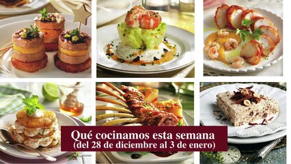 Qué cocinamos del 28 de diciembre al 3 de enero - Cocina Fácil