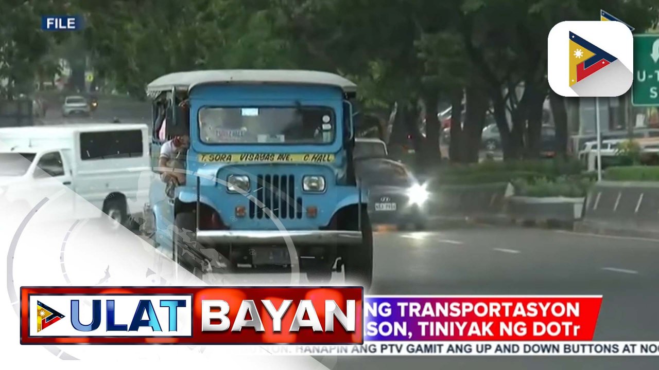 Sapat na pampublikong transportasyon ngayong holiday season, tiniyak ng DOTr