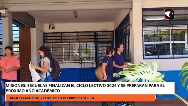 Misiones escuelas finalizan el ciclo lectivo 2024 y se preparan para el próximo año académico