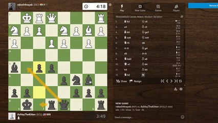 Inside the mid of a 900 ELO Chess Player