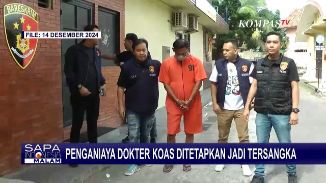 Penganiaya Dokter Koas di Palembang Ditetapkan Jadi Tersangka