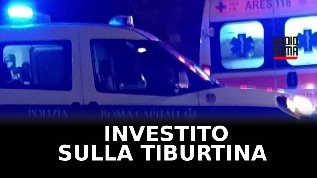 Investito sulla Tiburtina, caccia al pirata della strada
