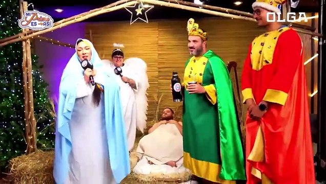El polémico pesebre de Olga copiado a Luzu que protagonizó Toto Kirzner