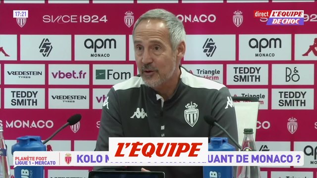Hütter : « Kolo Muani ? Ce serait bien ! » - Foot - Transferts - Monaco