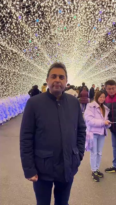 Senator Kamran Michael Celebrating Christmas in Japan