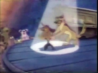 Wendy's ad w/ toys from "All Dogs Go to Heaven" (1989)