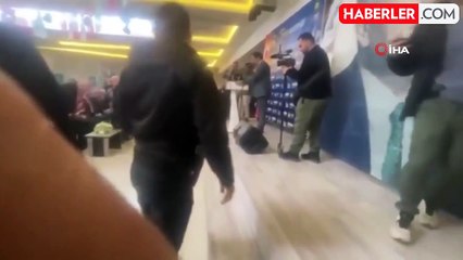 İYİ Parti lideri Dervişoğlu'nun korumalarından gazetecilere sert müdahale