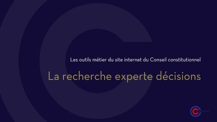 Recherche experte décision
