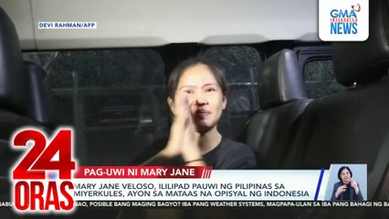 Mary Jane Veloso, ililipad pauwi ng Pilipinas sa Miyerkoles, ayon sa mataas na opisyal ng Indonesia | 24 Oras