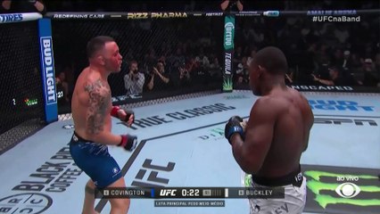 UFC Tampa: Buckley abre corte profundo no olho direito de Covington; veja