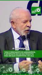 LULA FALA SOBRE TECNOLOGIA DO AGRONEGÓCIO