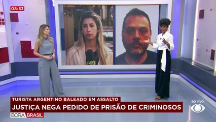 Justiça nega prisão de suspeitos que atiraram contra turista no RJ