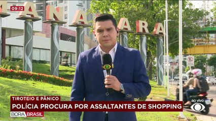 Polícia procura por suspeitos de assaltarem loja de shopping em Manaus