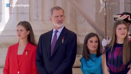 Así es la tradicional foto de Navidad de la Familia Real española