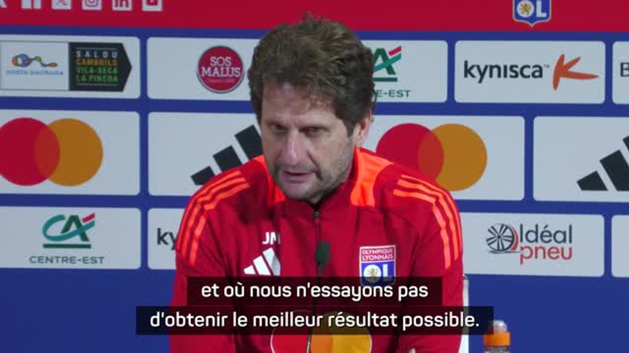 Lyon - Montemurro : "Pas un match où nous n'essayons pas d'obtenir le meilleur résultat possible"