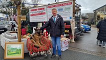 Dad sets up living room in supermarket car park to protest parking fine