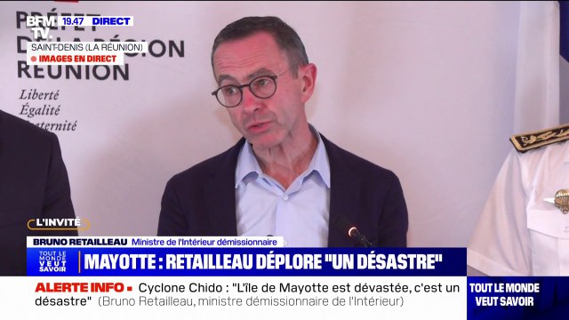 Mayotte: L'hôpital reprend progressivement ses activités , indique Bruno Retailleau