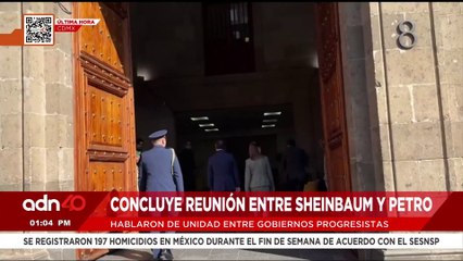 🚨¡Última Hora! Termina la reunión entre Claudia Sheinbaum y Gustavo Petro