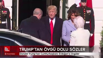 Donald Trump'tan Cumhurbaşkanı Erdoğan'a övgüler