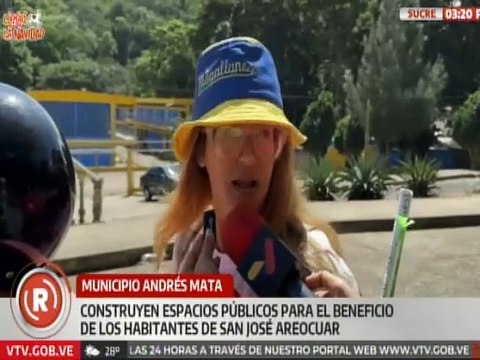 Sucre | Familias del mcpio. Andrés Mata son beneficiadas con construcción de espacios públicos