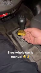 bros car is manual 😂😂|#Comedy #meme #car #cars #fyp #foryou