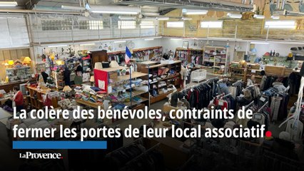 La colère des bénévoles, contraint de fermer leur local