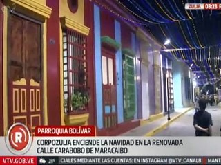 Zulia | Autoridades de Corpozulia realiza encendido navideño en la parroquia Bolívar