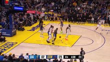 Klay Thompson triple ante Warriors