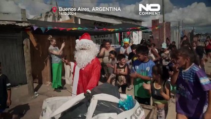 No Comment: Ο Άγιος Βασίλης για τους φτωχούς στην Αργεντινή