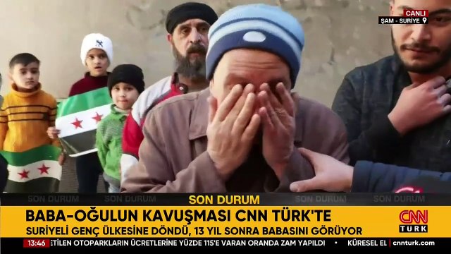 Trabzon’dan Şam’a bir kavuşma hikayesi... CNN TÜRK’ün fikr-i takip haberi herkesi ağlattı