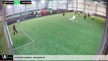 Faute de Lounes K - Malsaint Fc