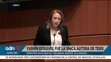 Tribunal respalda a Yasmín Esquivel: cumple requisitos y es autora de su tesis en Derecho