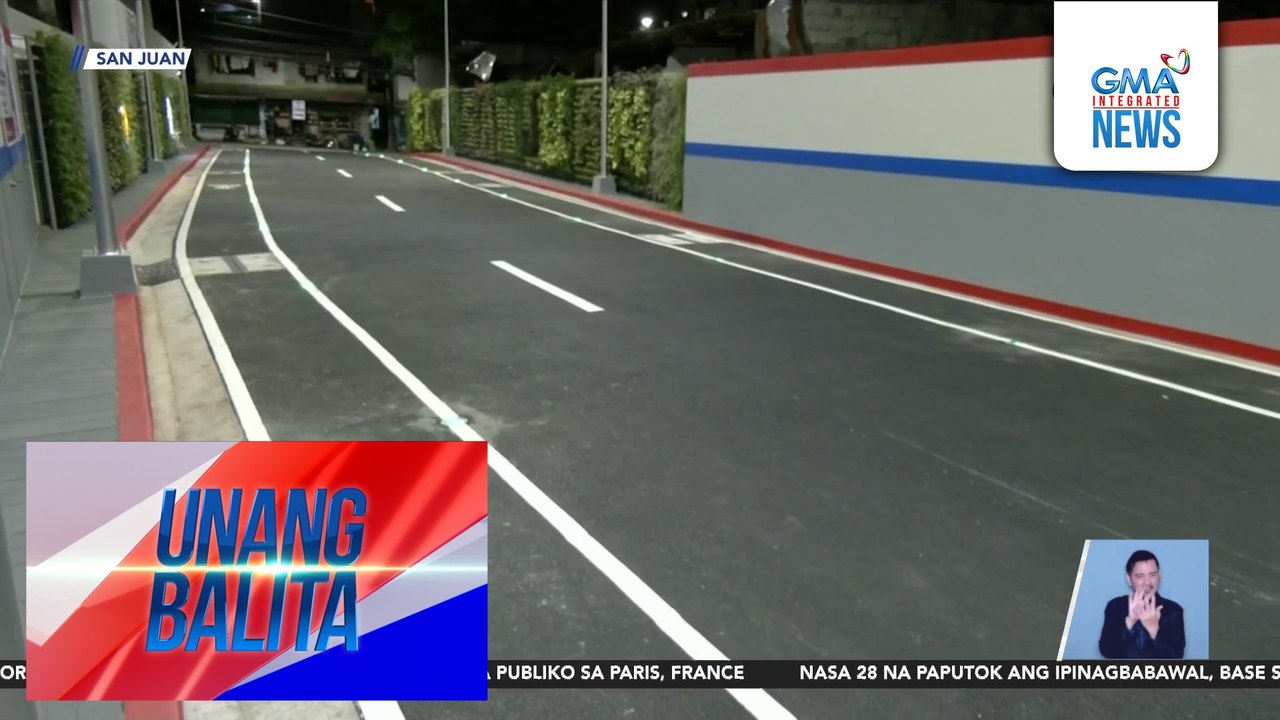 Greenhills-West Crame Connector Road, bukas na mula kahapon para mapagaan ang biyahe ng mga motorista | Unang Balita